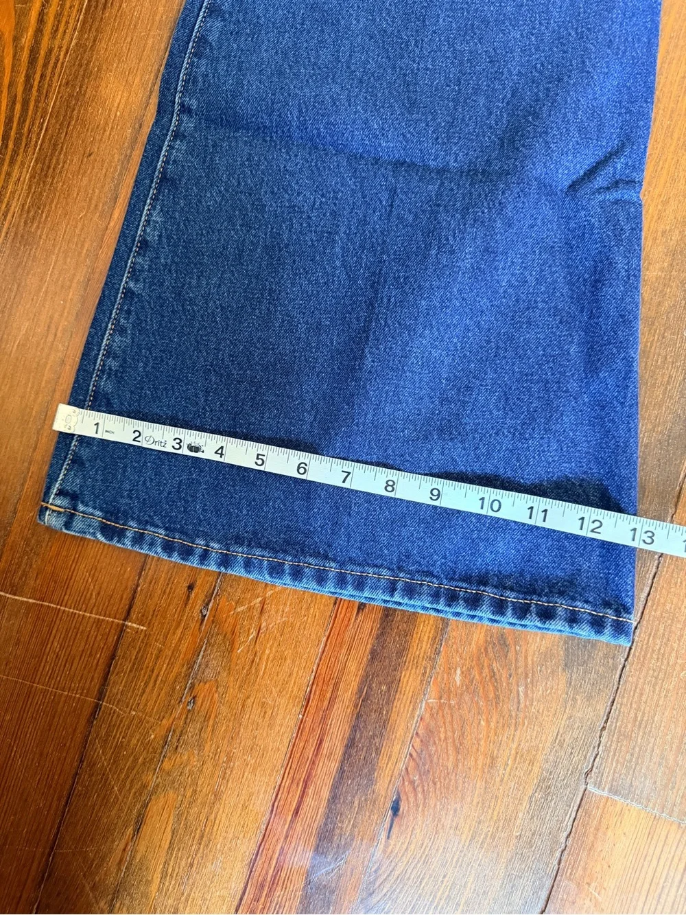 NWT Wrangler Wanderer Flare Bell Bottom Jeans - Size 29 / 34L - 100% Cotton - Picture 11 of 13